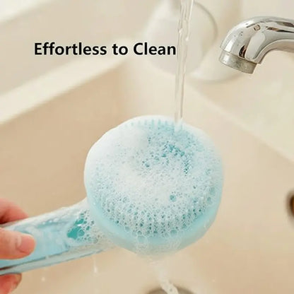 2026 New 2-in-1 Pet Bath & Grooming Brush with Soap Dispenser, Deshedding & Massage Brush for Dogs & Cats